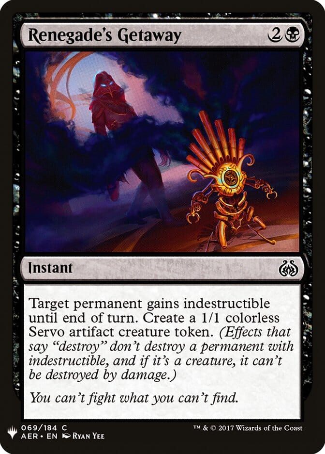 Renegade's Getaway [Mystery Booster] MTG Single Magic: The Gathering  | Multizone: Comics And Games