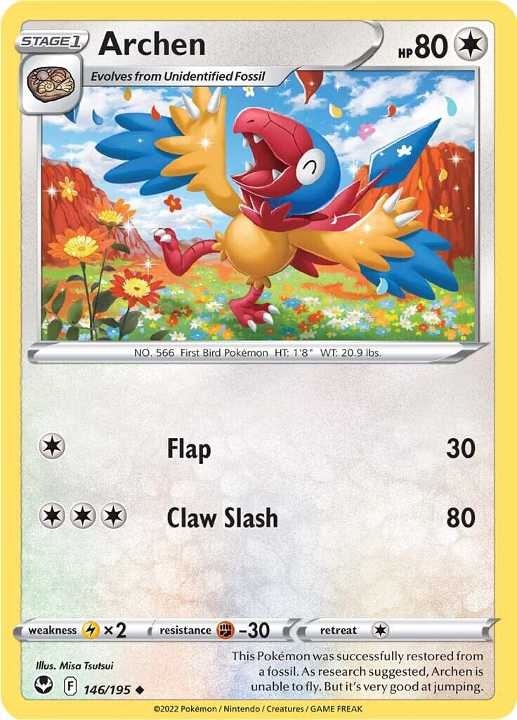 Archen (146/195) [Sword & Shield: Silver Tempest] Pokemon Single Pokémon  | Multizone: Comics And Games