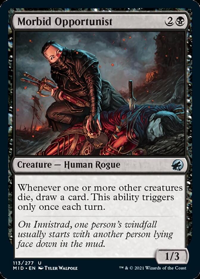 Morbid Opportunist [Innistrad: Midnight Hunt] MTG Single Magic: The Gathering  | Multizone: Comics And Games
