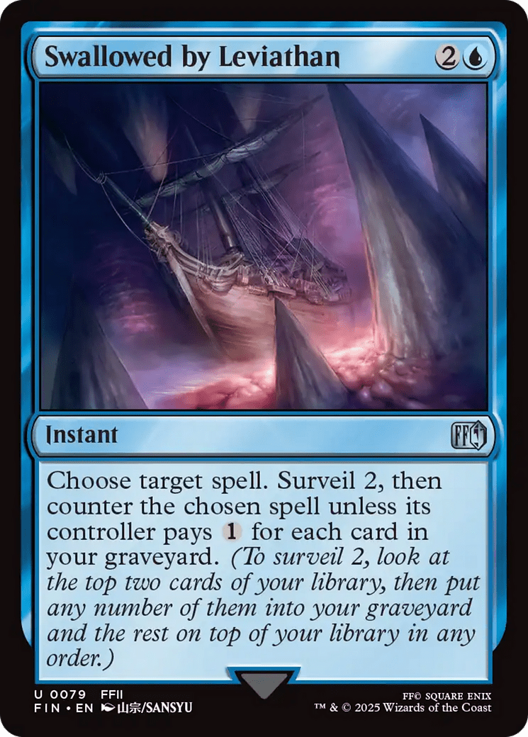 Swallowed by Leviathan [FINAL FANTASY] MTG Single Magic: The Gathering  | Multizone: Comics And Games