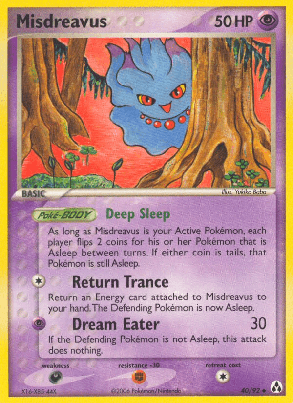 Misdreavus (40/92) [EX: Legend Maker] Pokemon Single Pokémon  | Multizone: Comics And Games