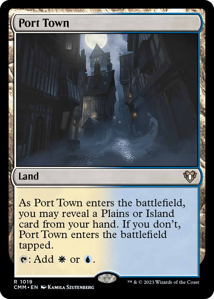 Port Town [Commander Masters] MTG Single Magic: The Gathering  | Multizone: Comics And Games