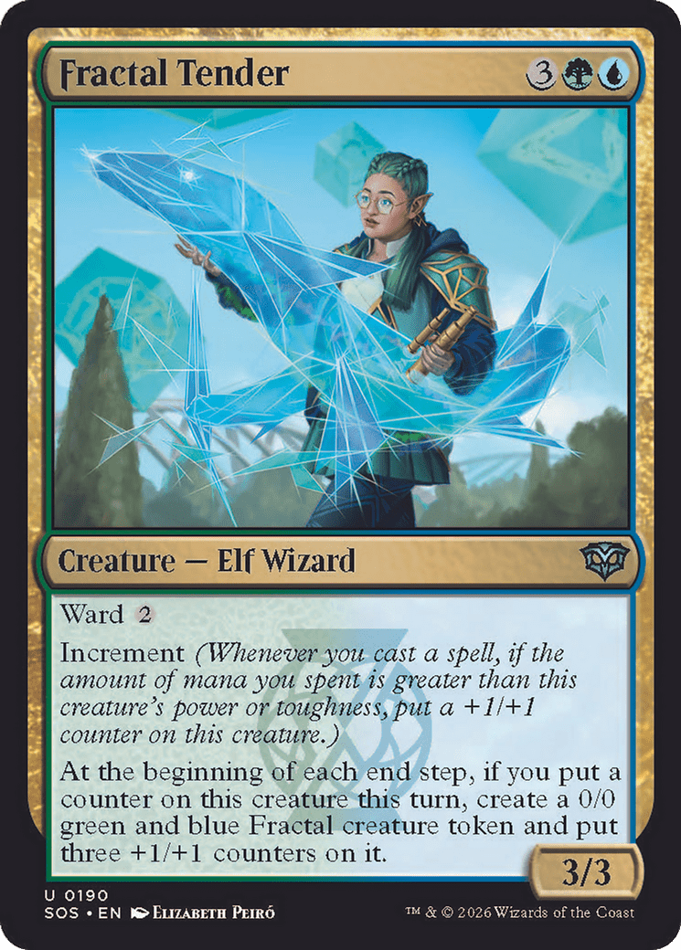 Fractal Tender [Secrets of Strixhaven] MTG Single Magic: The Gathering  | Multizone: Comics And Games