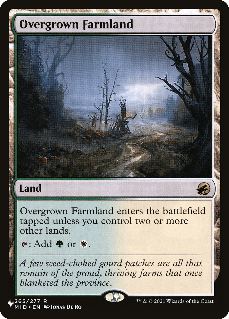 Overgrown Farmland [The List] MTG Single Magic: The Gathering  | Multizone: Comics And Games