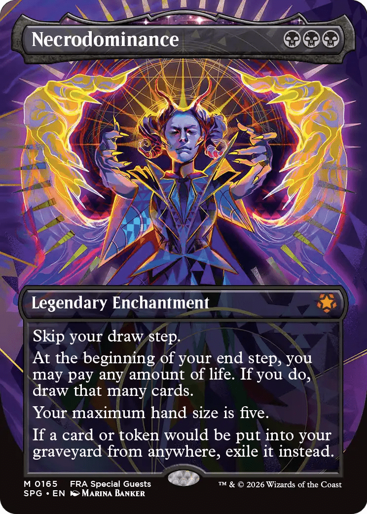 Necrodominance (Borderless) [Reality Fracture Special Guests] MTG Single Magic: The Gathering  | Multizone: Comics And Games