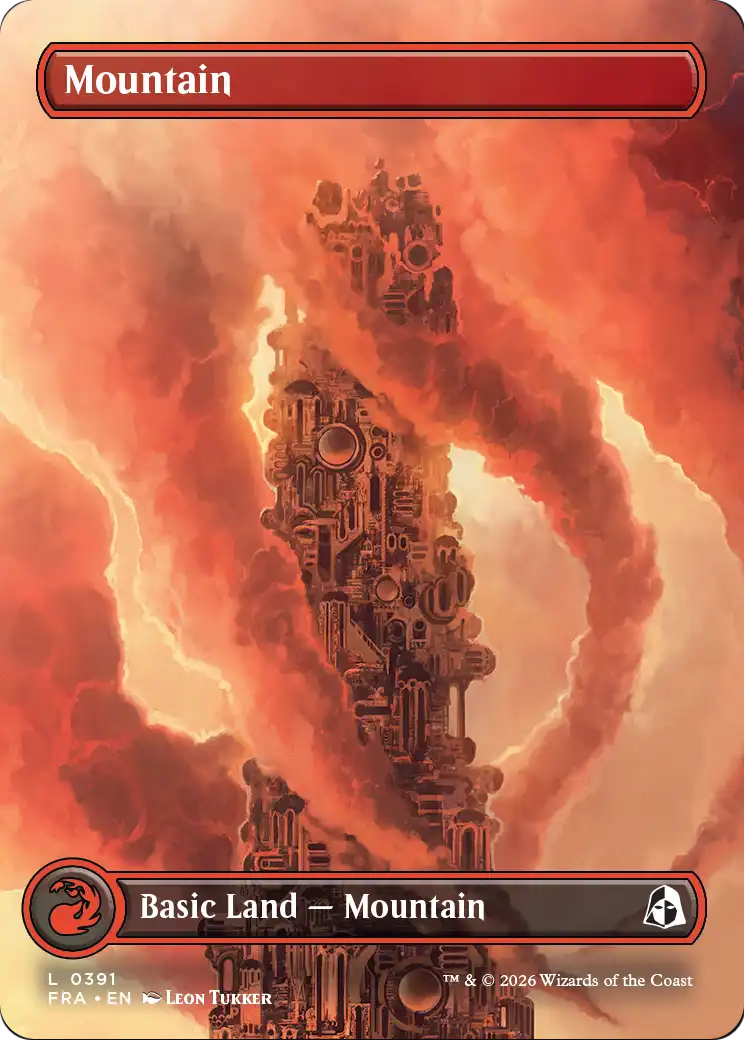 Mountain (Borderless) (0391) [Reality Fracture] MTG Single Magic: The Gathering  | Multizone: Comics And Games