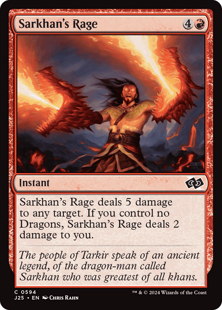 Sarkhan's Rage [Foundations Jumpstart] MTG Single Magic: The Gathering  | Multizone: Comics And Games