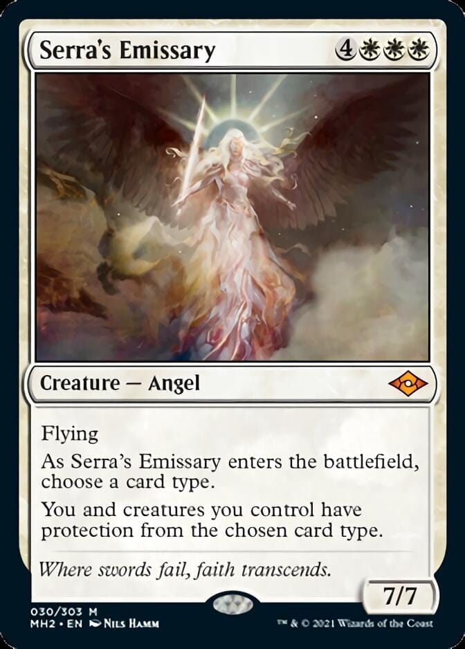 Serra's Emissary [Modern Horizons 2] MTG Single Magic: The Gathering  | Multizone: Comics And Games