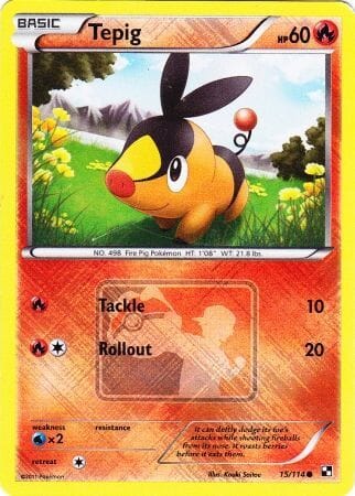 Tepig (15/114) (League Promo) [Black & White: Base Set] Pokemon Single Pokémon  | Multizone: Comics And Games