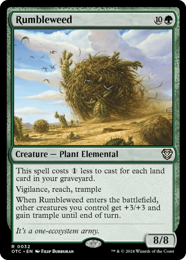 Rumbleweed [Outlaws of Thunder Junction Commander] MTG Single Magic: The Gathering  | Multizone: Comics And Games
