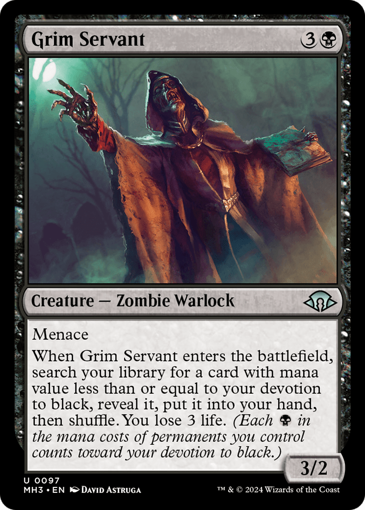 Grim Servant [Modern Horizons 3] MTG Single Magic: The Gathering  | Multizone: Comics And Games