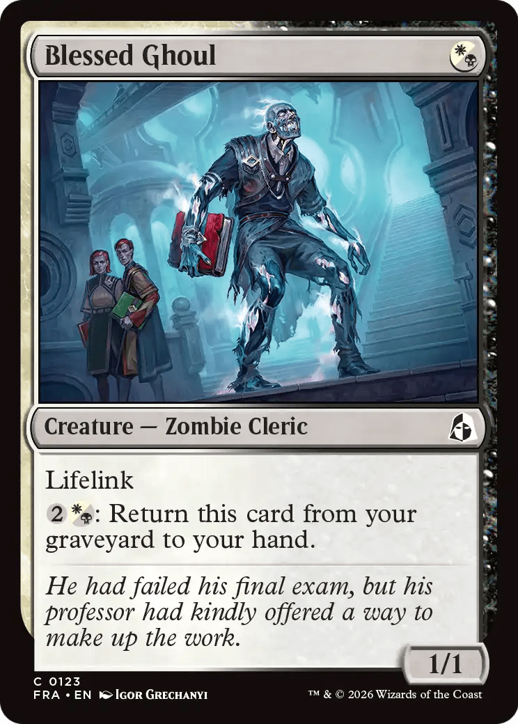 Blessed Ghoul [Reality Fracture] MTG Single Magic: The Gathering  | Multizone: Comics And Games