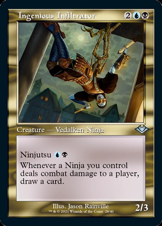 Ingenious Infiltrator (Retro Foil Etched) [Modern Horizons] MTG Single Magic: The Gathering  | Multizone: Comics And Games