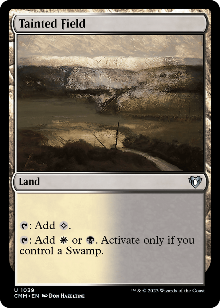Tainted Field [Commander Masters] MTG Single Magic: The Gathering  | Multizone: Comics And Games