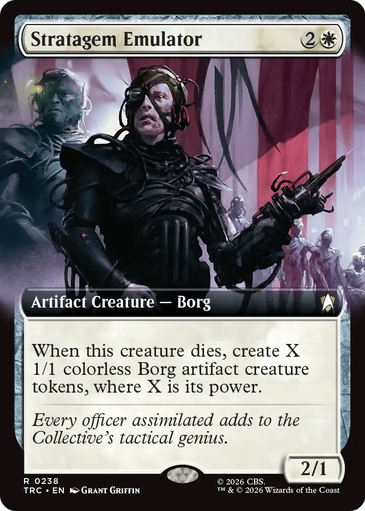 Stratagem Emulator (Extended Art) [Star Trek Commander] MTG Single Magic: The Gathering  | Multizone: Comics And Games