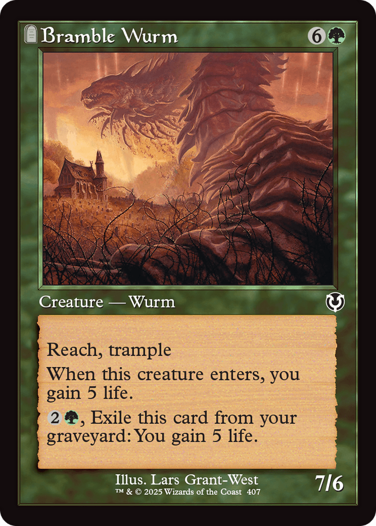 Bramble Wurm (Retro Frame) [Innistrad Remastered] MTG Single Magic: The Gathering  | Multizone: Comics And Games