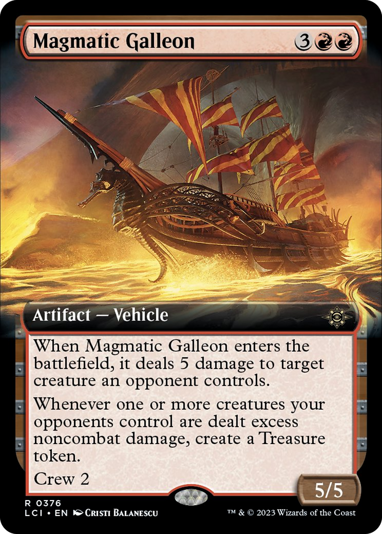 Magmatic Galleon (Extended Art) [The Lost Caverns of Ixalan] | Multizone: Comics And Games