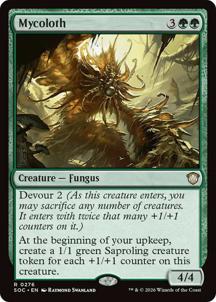 Mycoloth [Secrets of Strixhaven Commander] MTG Single Magic: The Gathering  | Multizone: Comics And Games
