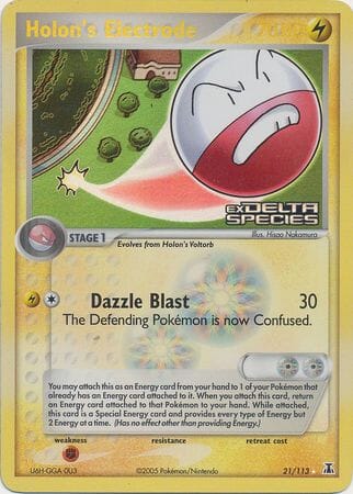 Holon's Electrode (21/113) (Stamped) [EX: Delta Species] Pokemon Single Pokémon  | Multizone: Comics And Games