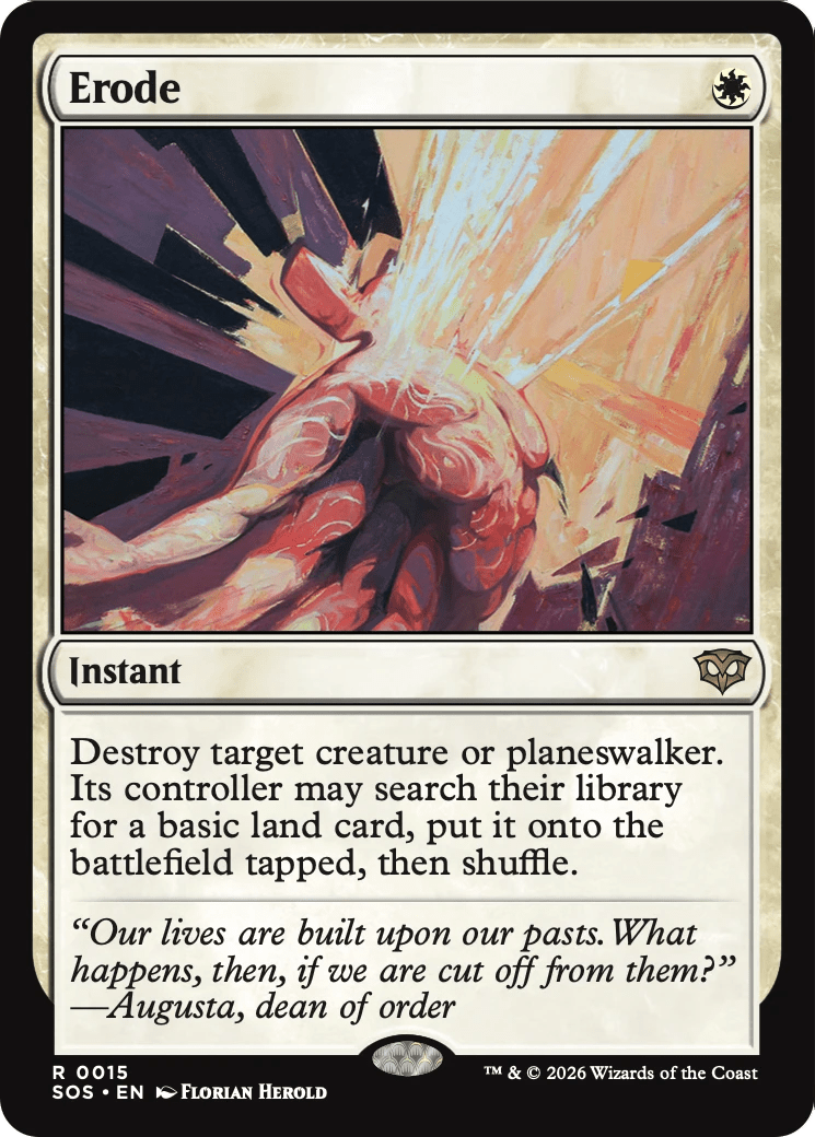 Erode [Secrets of Strixhaven] MTG Single Magic: The Gathering  | Multizone: Comics And Games