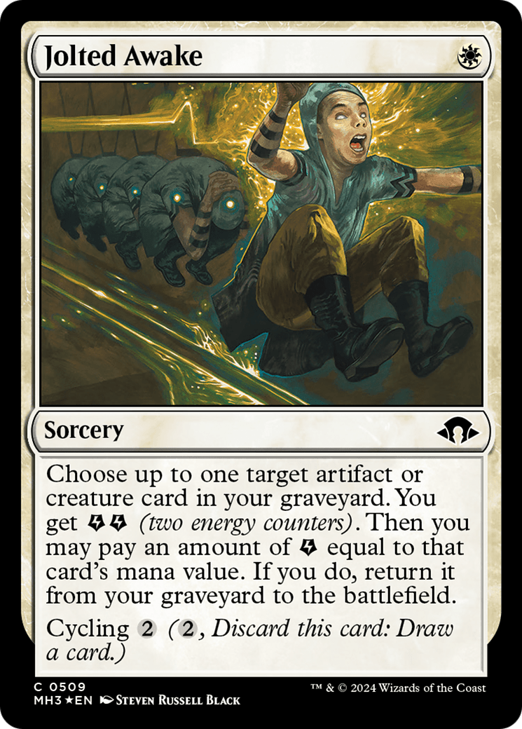 Jolted Awake (Ripple Foil) [Modern Horizons 3] MTG Single Magic: The Gathering  | Multizone: Comics And Games