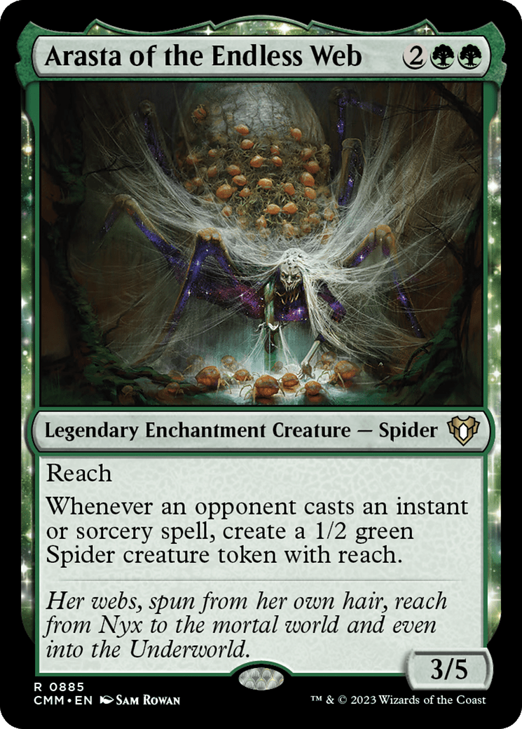 Arasta of the Endless Web [Commander Masters] MTG Single Magic: The Gathering  | Multizone: Comics And Games