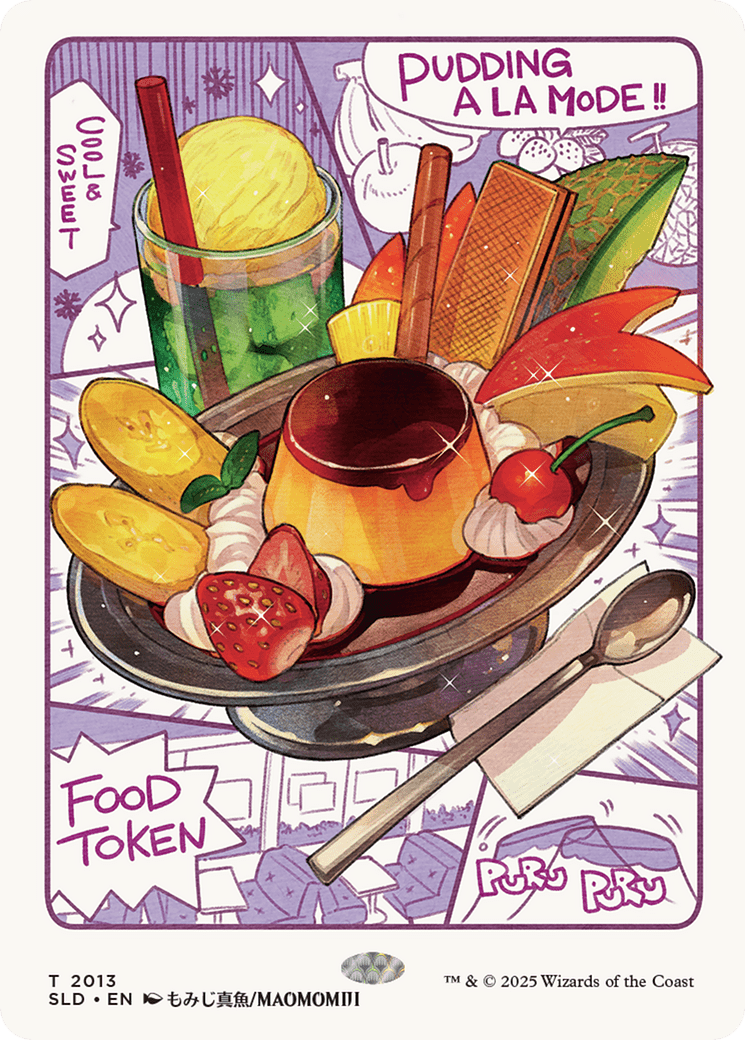 Food Token (2013) (Rainbow Foil) [Secret Lair Drop Series] MTG Single Magic: The Gathering  | Multizone: Comics And Games