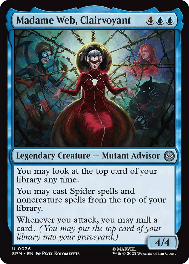 Madame Web, Clairvoyant [Marvel's Spider-Man] MTG Single Magic: The Gathering  | Multizone: Comics And Games