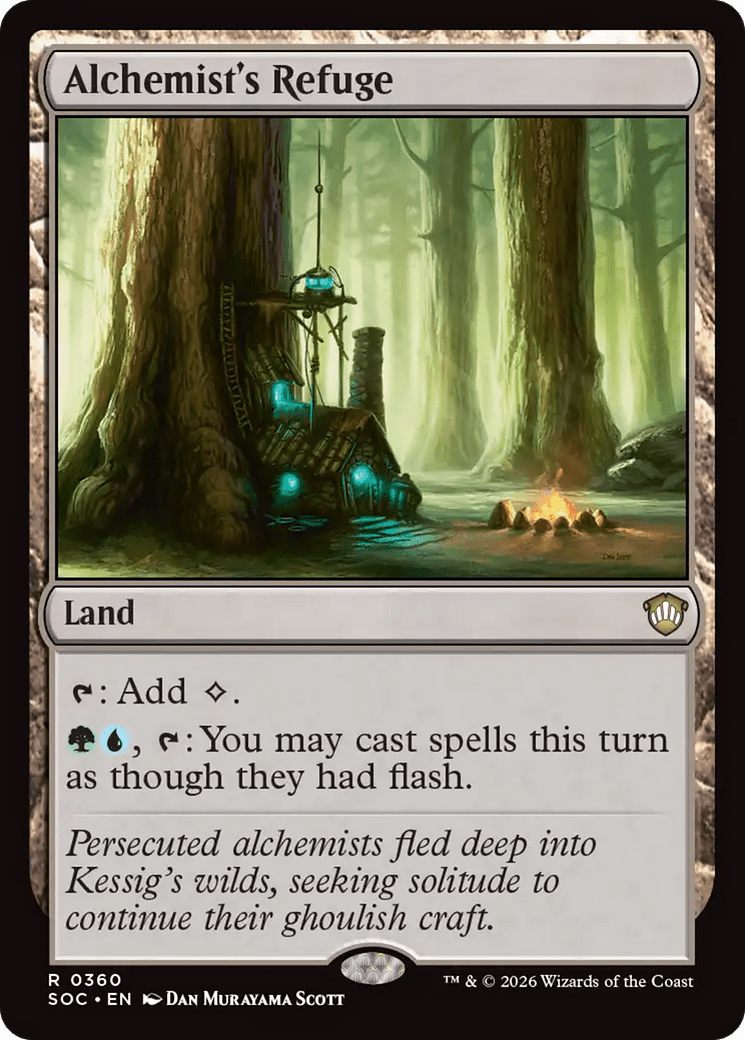 Alchemist's Refuge [Secrets of Strixhaven Commander] MTG Single Magic: The Gathering  | Multizone: Comics And Games