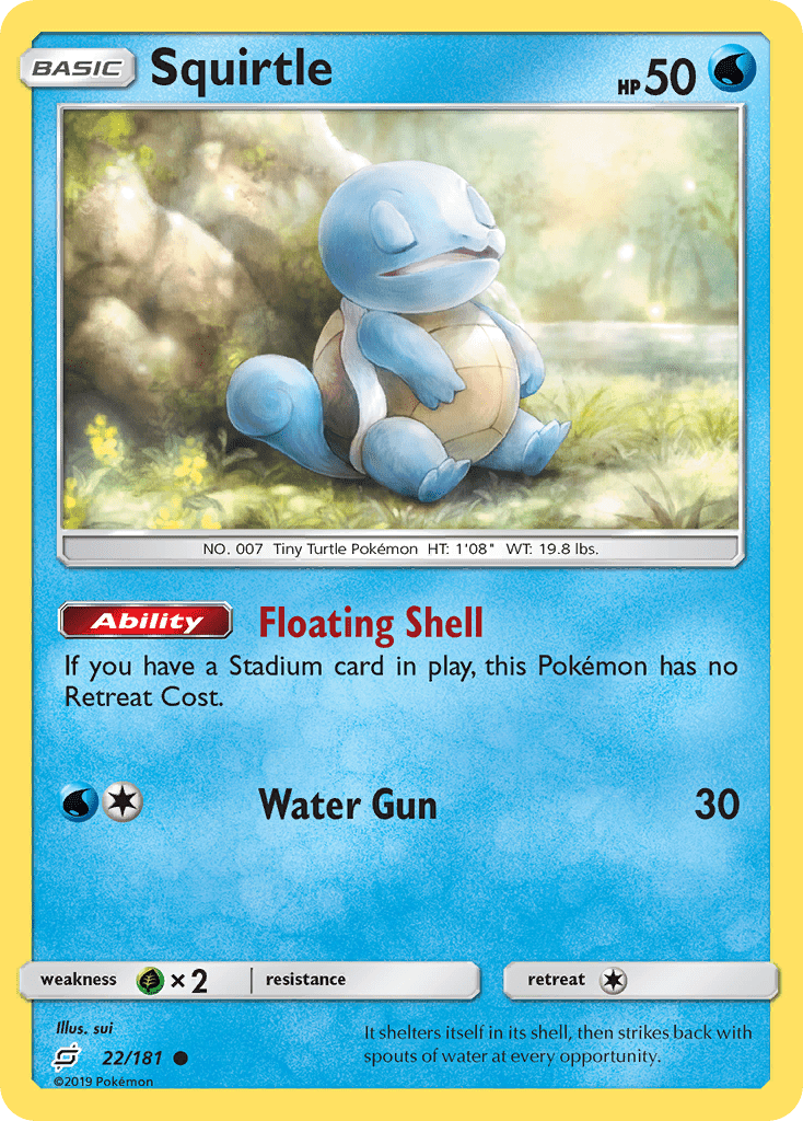 Squirtle (22/181) [Sun & Moon: Team Up] Pokemon Single Pokémon  | Multizone: Comics And Games