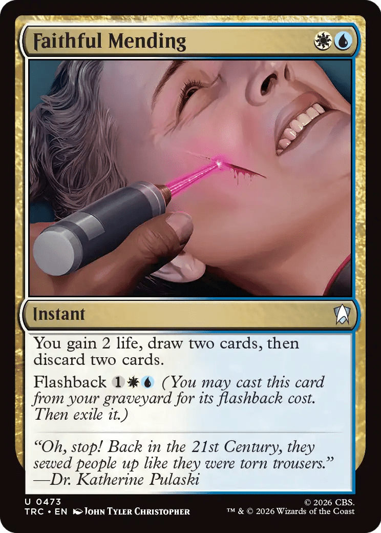 Faithful Mending [Star Trek Commander] MTG Single Magic: The Gathering  | Multizone: Comics And Games