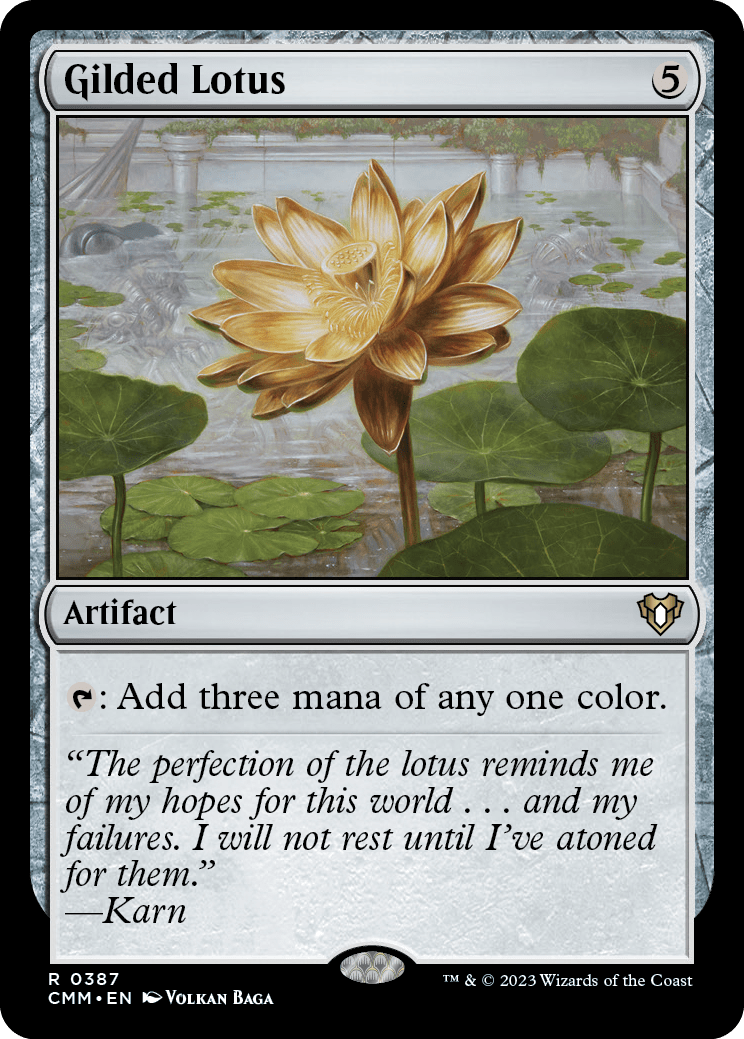 Gilded Lotus [Commander Masters] MTG Single Magic: The Gathering  | Multizone: Comics And Games