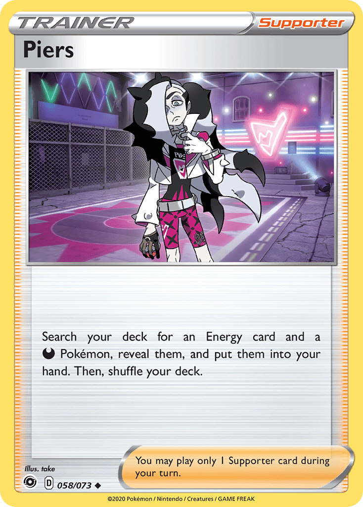 Piers (058/073) [Sword & Shield: Champion's Path] Pokemon Single Pokémon  | Multizone: Comics And Games