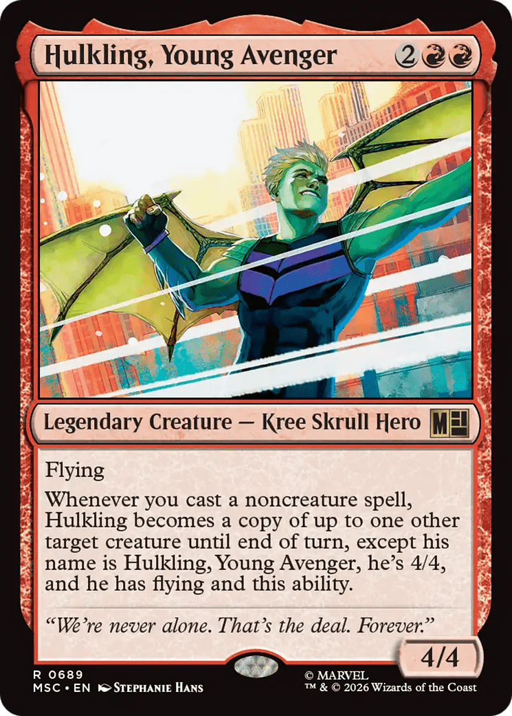 Hulkling, Young Avenger [Marvel Super Heroes Commander] MTG Single Magic: The Gathering  | Multizone: Comics And Games