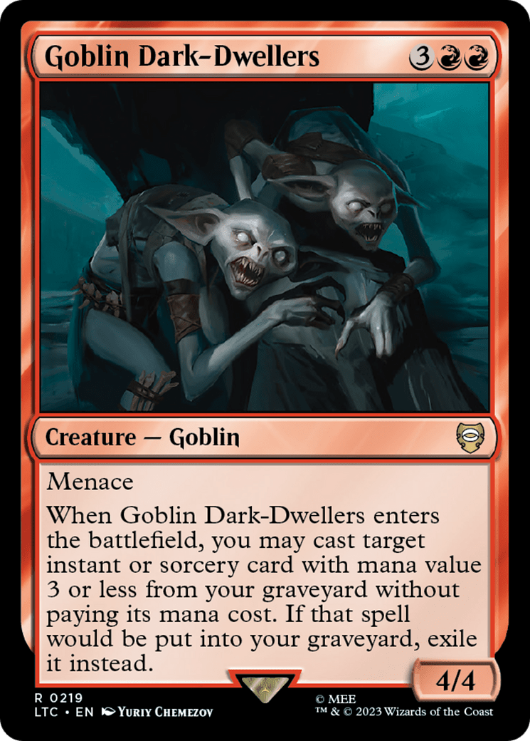 Goblin Dark-Dwellers [The Lord of the Rings: Tales of Middle-Earth Commander] MTG Single Magic: The Gathering  | Multizone: Comics And Games