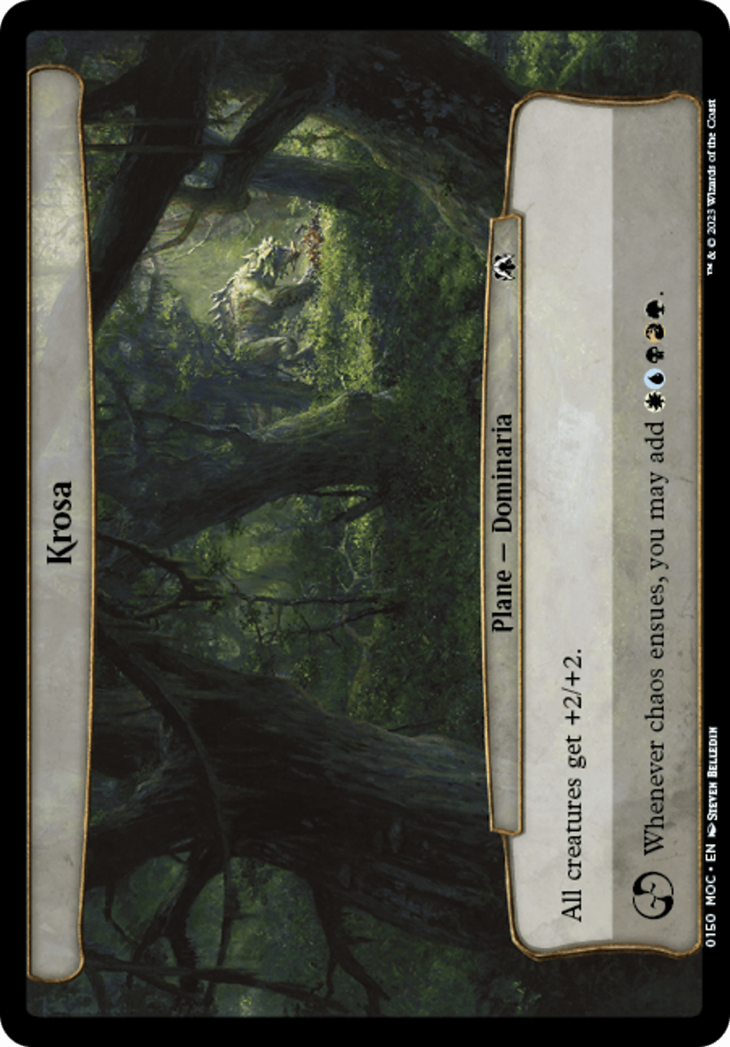 Krosa [March of the Machine Commander] MTG Single Magic: The Gathering  | Multizone: Comics And Games