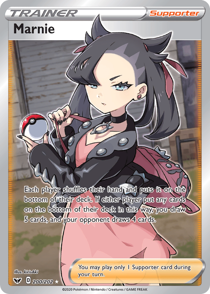 Marnie (200/202) [Sword & Shield: Base Set] Pokemon Single Pokémon  | Multizone: Comics And Games