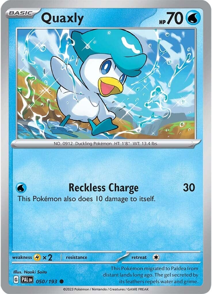 Quaxly (050/193) [Scarlet & Violet: Paldea Evolved] Pokemon Single Pokémon  | Multizone: Comics And Games
