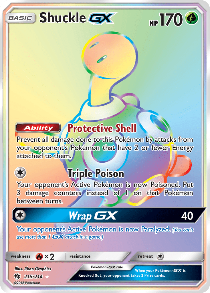 Shuckle GX (215/214) [Sun & Moon: Lost Thunder] Pokemon Single Pokémon  | Multizone: Comics And Games