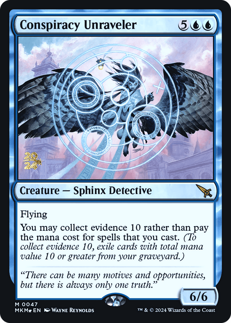 Conspiracy Unraveler [Murders at Karlov Manor Prerelease Promos] MTG Single Magic: The Gathering  | Multizone: Comics And Games