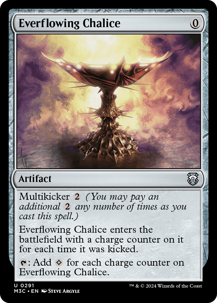 Everflowing Chalice (Ripple Foil) [Modern Horizons 3 Commander] MTG Single Magic: The Gathering  | Multizone: Comics And Games