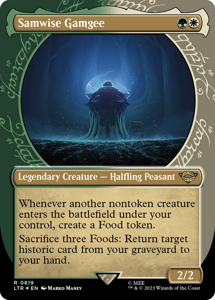 Samwise Gamgee (Showcase) (Surge Foil) [The Lord of the Rings: Tales of Middle-Earth] MTG Single Magic: The Gathering  | Multizone: Comics And Games
