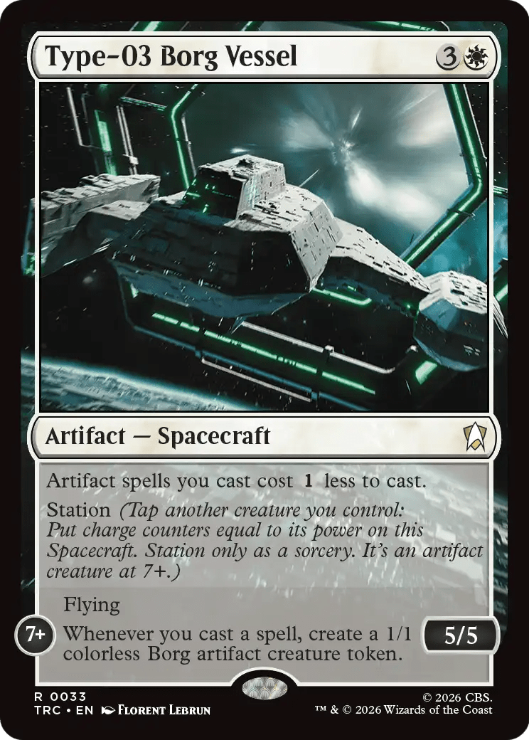 Type-03 Borg Vessel (Surge Foil) [Star Trek Commander] MTG Single Magic: The Gathering  | Multizone: Comics And Games