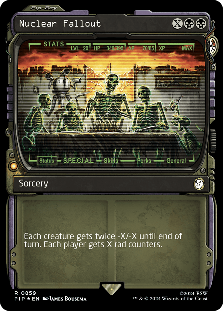 Nuclear Fallout (Showcase) (Surge Foil) [Fallout] MTG Single Magic: The Gathering  | Multizone: Comics And Games