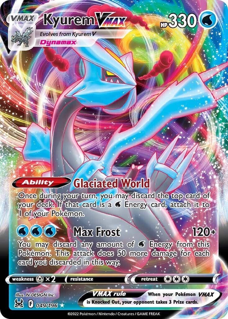 Kyurem VMAX (049/196) [Sword & Shield: Lost Origin] Pokemon Single Pokémon  | Multizone: Comics And Games