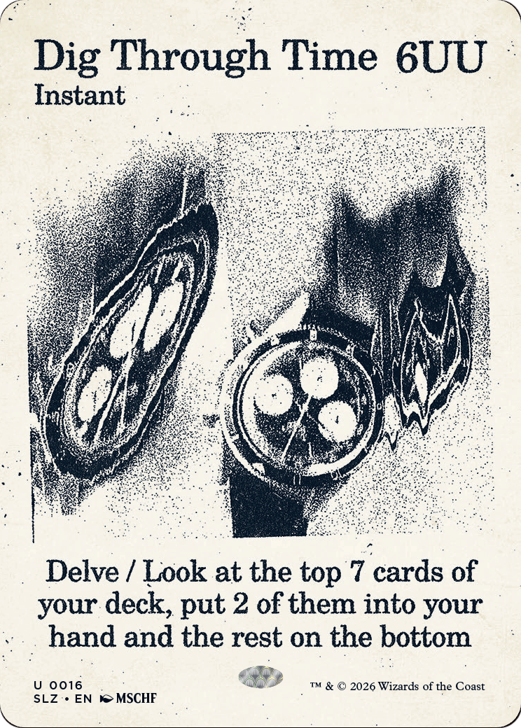 Dig Through Time (0016) [Secret Lair x MSCHF: The Zeta Set] | Multizone: Comics And Games