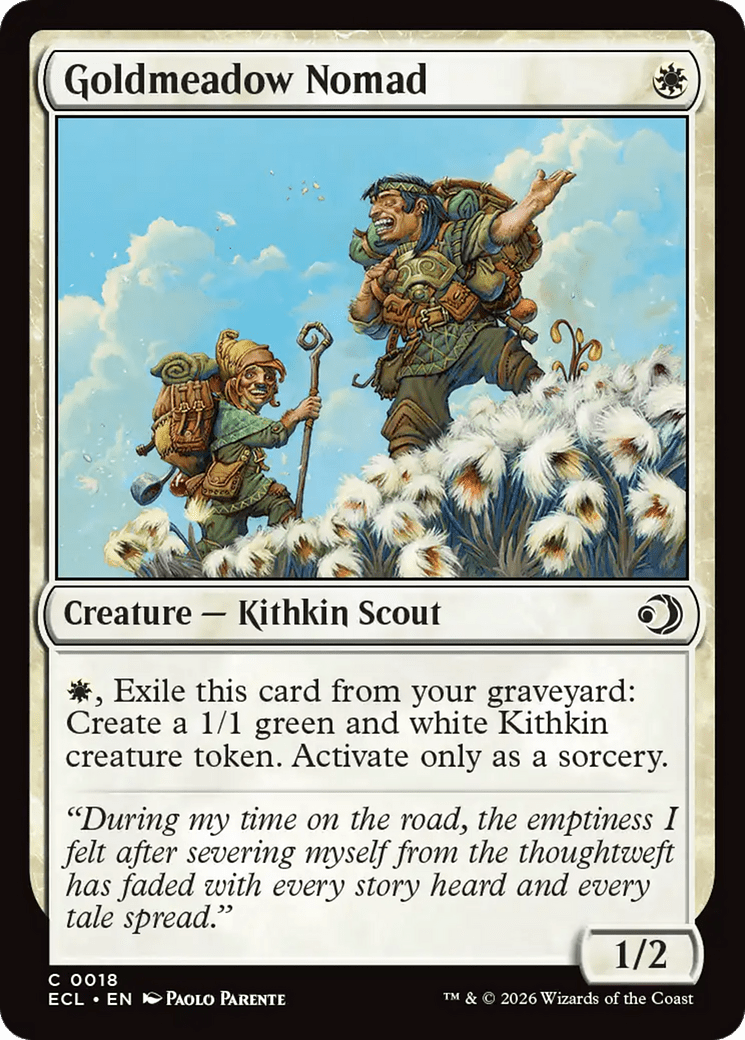 Goldmeadow Nomad [Lorwyn Eclipsed] MTG Single Magic: The Gathering  | Multizone: Comics And Games