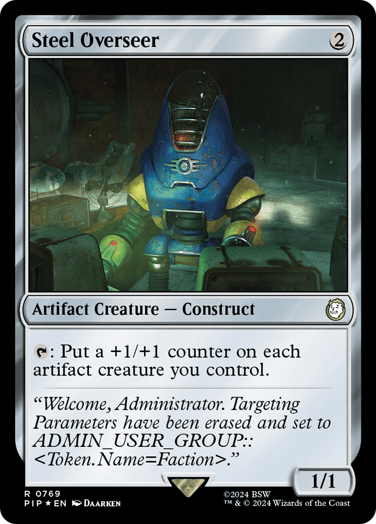 Steel Overseer (Surge Foil) [Fallout] MTG Single Magic: The Gathering  | Multizone: Comics And Games