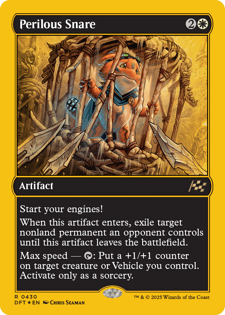 Perilous Snare (First-Place Foil) [Aetherdrift] MTG Single Magic: The Gathering  | Multizone: Comics And Games