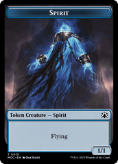 Spirit (9) // Spirit (13) Double-Sided Token [March of the Machine Commander Tokens] MTG Single Magic: The Gathering  | Multizone: Comics And Games